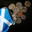 Scottish purse and coins