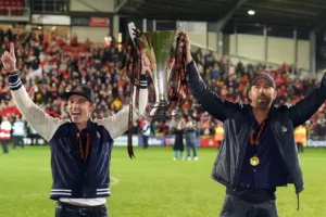 Wrexham football club owe Rob McElhenney and Ryan Reynold nearly £9 million