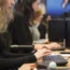 People working in an office