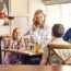 A family enjoying Britvic drinks