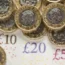 Pound coins and banknotes