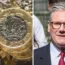 The pound has held steady against the US dollar