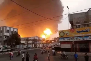 Israel launches series of air strikes on Houthi-controlled city in Yemen day after group claim deadly attack on Tel Aviv