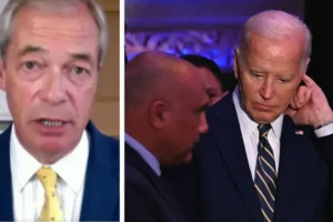 Nigel Farage says Joe Biden is ‘past his sell-by date’ and US election is all but ‘lost’