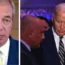 Nigel Farage described Joe Biden as "incompetent"