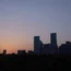 Sunset over the City of London