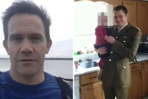 Pictured: Soldier stabbed outside army barracks is Lieutenant Colonel and father-of-two