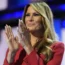 Melania Trump claps