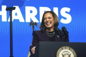 Kamala Harris says she wants original plan for debate with Trump