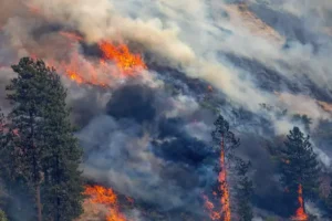 Air tanker pilot killed as US wildfires spread
