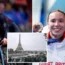 Divers Yasmin Harper and Scarlett Mew Jensen win bronze (right) as cyclist Anna Henderson wins silver