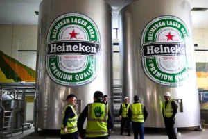 Heineken sells weaker-than-expected beer volumes after wet June