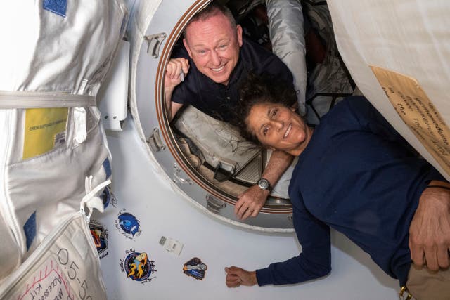 acd87f5f8beb4f0cab089eaf24571adc Boeing test astronauts Butch Wilmore and Suni Williams (Nasa via AP)