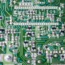 Computer chip in close-up