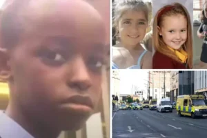 Southport stabbing suspect, 17, named for the first time as he appears in court charged with murdering three girls