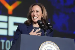 Kamala Harris has enough Democratic delegate votes to be presidential nominee