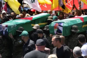 Mourners bury Hamas chief Haniyeh in Qatar as escalation looms over Middle East