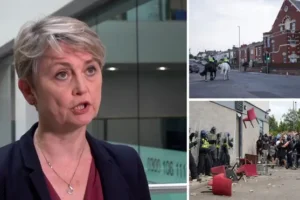 ‘Utterly appalling’: Cooper slams attack on Rotherham migrant hotel and promises emergency mosque protection
