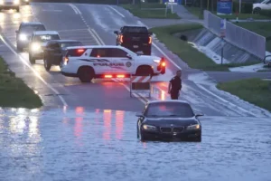 Tropical Storm Debby hits Florida with floods and threat of record rain