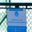 A sign outside a sewage pumping station