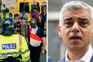 Sadiq Khan ‘triggered’ by far-right protests that left his children feeling ‘scared for first time’