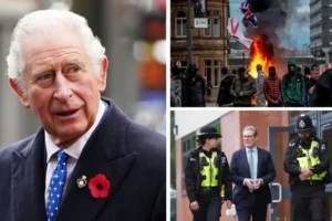 King Charles praises ‘community spirit’ that counters ‘aggression and criminality’ after widespread rioting