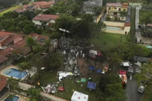 Families of Brazilian plane crash victims gather in Sao Paulo