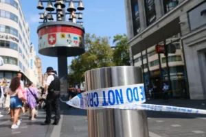Man charged with attempted murder after girl, 11, stabbed in Leicester Square leaving her ‘seriously hurt’