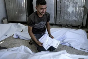 Three-month-old girl is only surviving member of family after airstrike