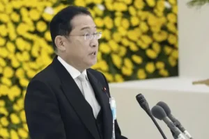 Japanese PM vows to ‘strengthen rules-based order’ on war defeat anniversary