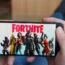Fortnite game displayed on a smartphone screen