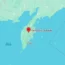 The quake was recorded at a depth of around 51km (32 miles) and struck off the east coast of Russia's Kamchatka region