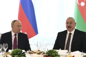 Putin meets Azerbaijani president to strengthen ties as tensions persist