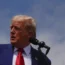 Republican presidential nominee former President Donald Trump speaks during a campaign rally at North Carolina Aviation Museum