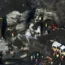 Iceland Rescue teams at the scene of the Cave Collapse