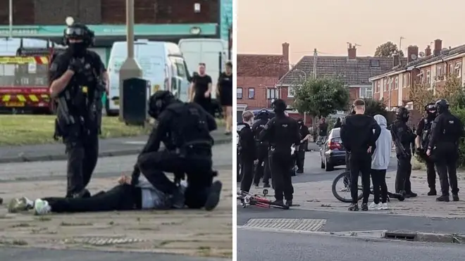 Teenage boy ‘stamped on’ by armed police and arrested after playing with water pistol