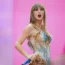 Taylor Swift on stage in London