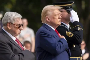 Cemetery official ‘pushed’ in Trump staff altercation will not press charges