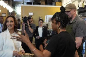 Harris says values ‘have not changed’ in first sit-down interview of campaign