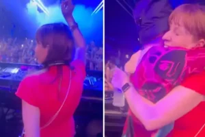 Raving Rayner: Deputy PM spotted dancing in DJ booth at Ibiza nightclub as crowds go wild