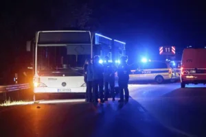 Six hurt in knife attack on bus in Germany