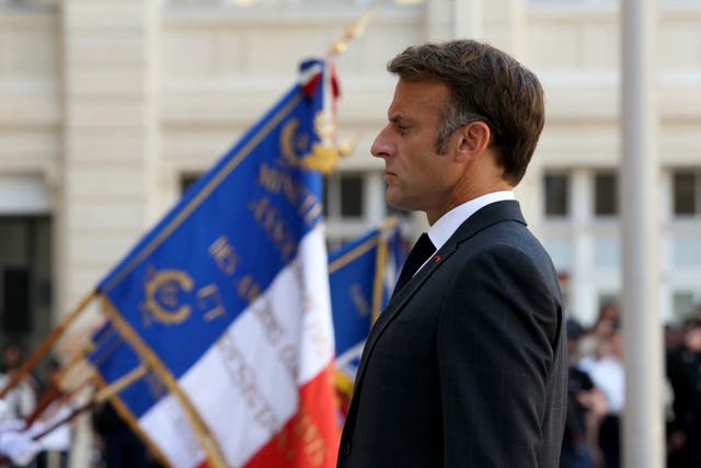 7dd2297cbef148b7bbc7ceac99f2b77e French president Emmanuel Macron