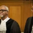 Judges Patrick Lipton Robinson (L) from Jamaica, ruled that Britain should give up its ownership of the Chagos Islands.