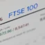 Screen showing FTSE figures